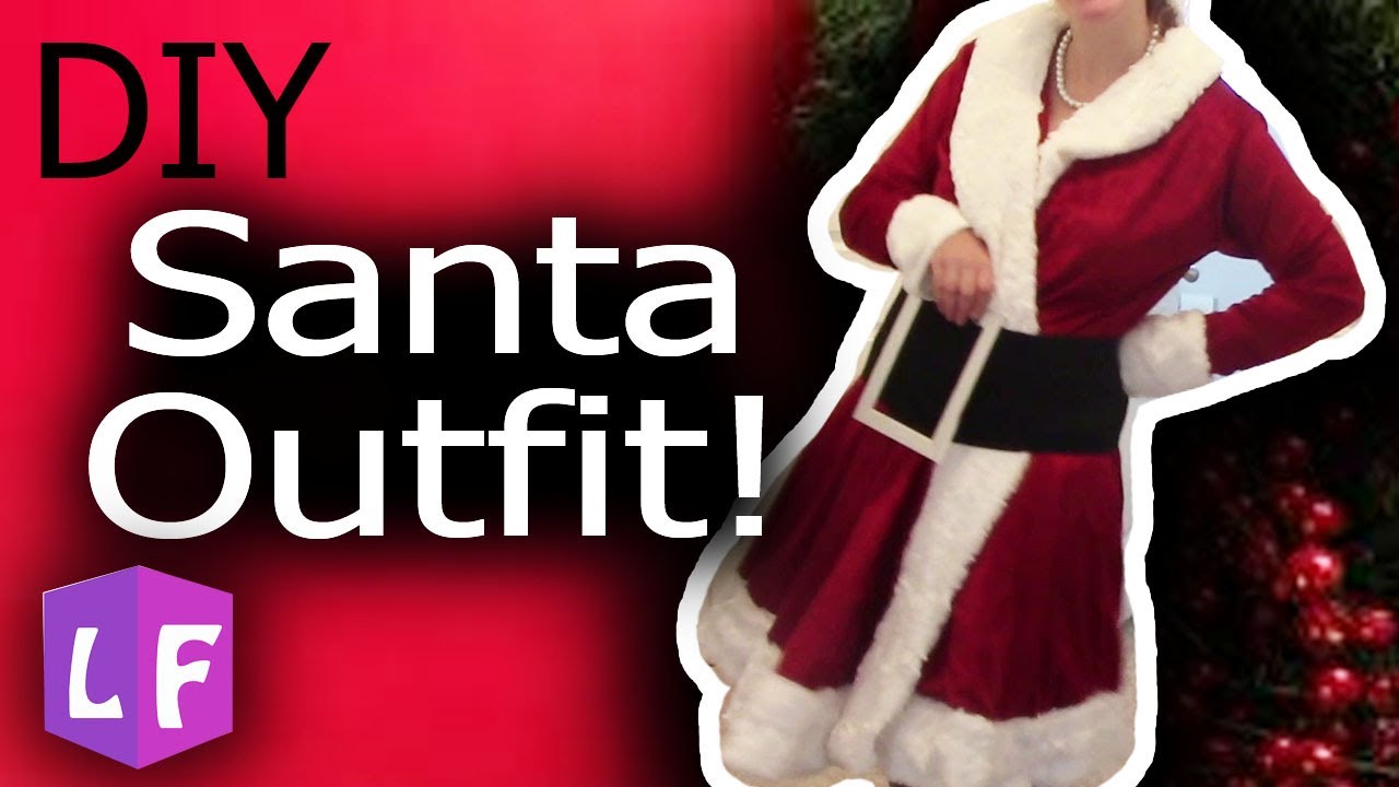 DIY Female Santa Outfit - YouTube