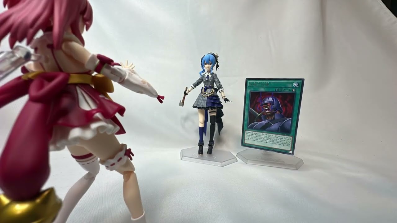Stop-motion animation] figma Sakura Miko & Hoshimachi Suisei - YouTube