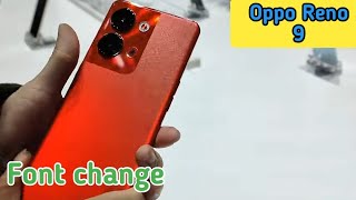 Font Setting In Oppo Reno 9, Font Size Change In Oppo Reno 9, How To Change Font Style In Oppo screenshot 3
