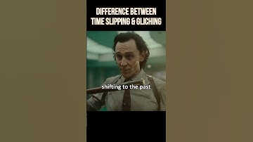 Difference between Time Slipping and Gliching  #marvel #loki #spiderman #timeslip #glitch #shorts