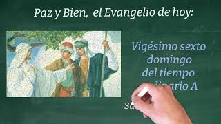 Vigésimo sexto domingo del tiempo ordinario A