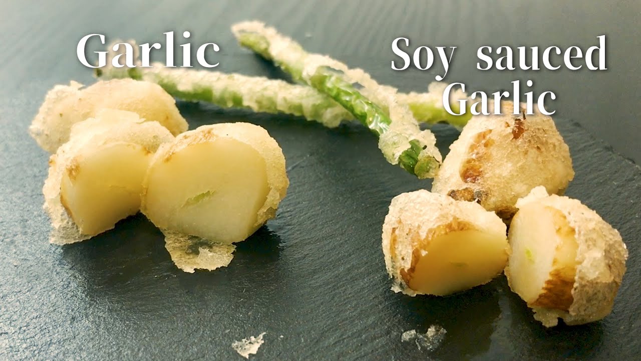 【Tempura】How to make garlic & soy sauced garlic tempura YouTube