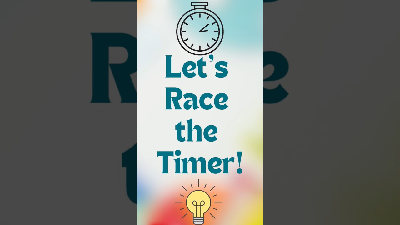 Can you beat the timer? Math in a flash⚡️| Q.30. Class 5 SOF IMO PYQ (23-24) 