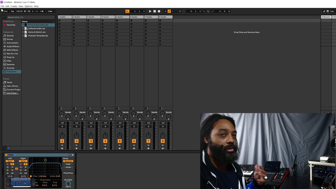 Ableton Live Tip - Using Live 11 Project Templates