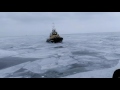 Спасение судна во льдах!