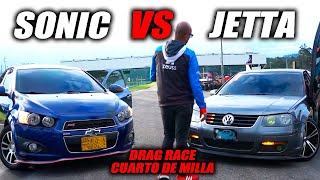 Sonic 🆚 Jetta 🔥Humillado !!! Fullcars Drag Race