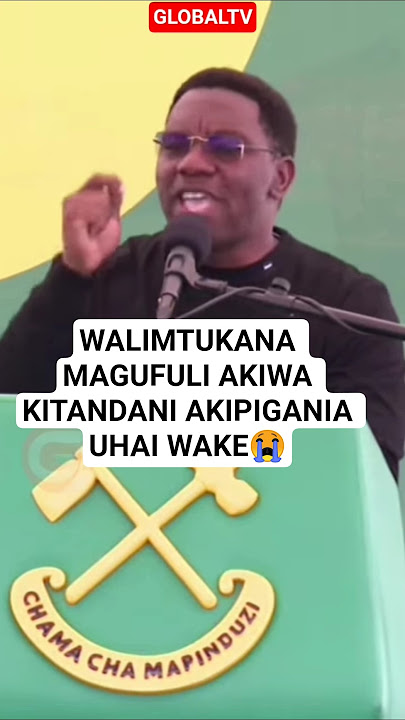 MAKONDA - 'WALIMTUKANA MAGUFULI AKIWA KITANDANI AKIPIGANA UHAI WAKE'😭 #globaltv #magufuli