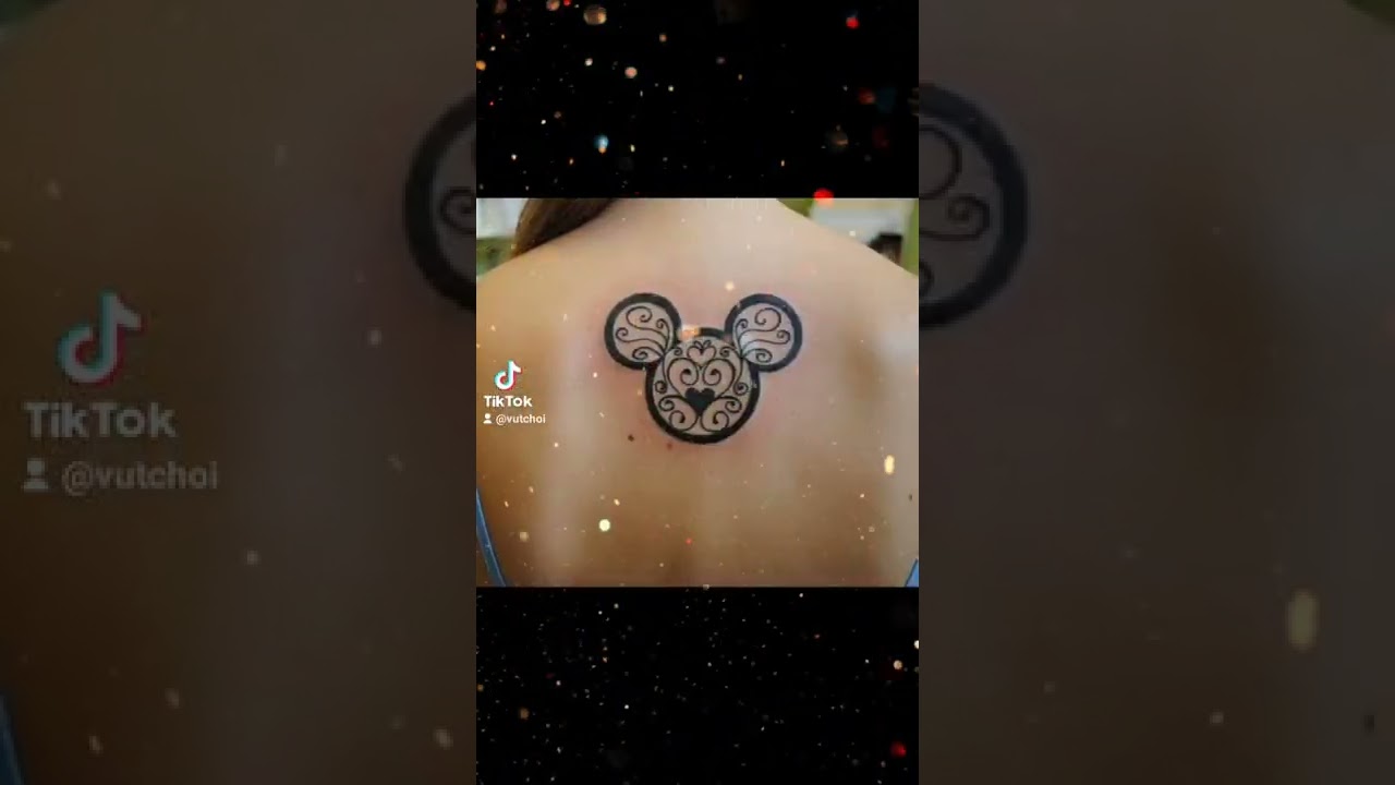 mickey mouse tattoo idea