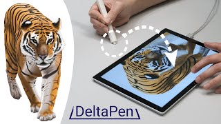 DeltaPen: digital pen input on everyday surfaces