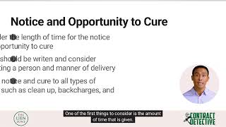 Notice and Opportunity to Cure by The Lien Zone 619 views 1 year ago 3 minutes, 3 seconds