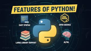 Top 6 Features of Python You Must Know! 🔥 | Python for Beginners @technodexterous