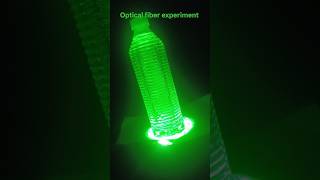 💡 Water Bottle Fiber Optic Experiment | Amazing Science Trick #shorts #ScienceExperiment