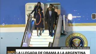 Barack Obama Arribó A La Argentina - Telefe Noticias