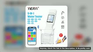 Yieryi 9 In 1 Portable Spectral Water Quality Detector TOC COD Turbidity TDS EC UV254 Salinity Hardn