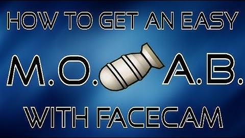 How to get an Easy MOAB! w/ FaceCam (CoD MW3 FFA 30-1 GamePlay/Commentary)