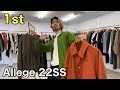 【最速】Allege 22SS 1st！アウター&カーディガン！深みのあるカラーリングがポイント！！グリーンおすすめです。