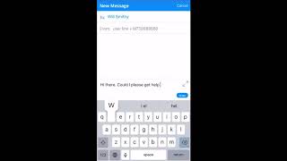 Texting On The net2phone Mobile App screenshot 3