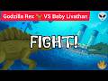 Godzilla Rex 🦖 Baby Livathan || Monsterverse Godzilla Earth, Zilla Fusion Battle Animation