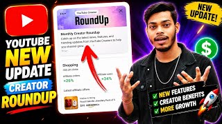 YouTube Creator Roundup New Update 2026 😍 Monthly Creator Roundup Youtube Studio App 🥰 #roundup