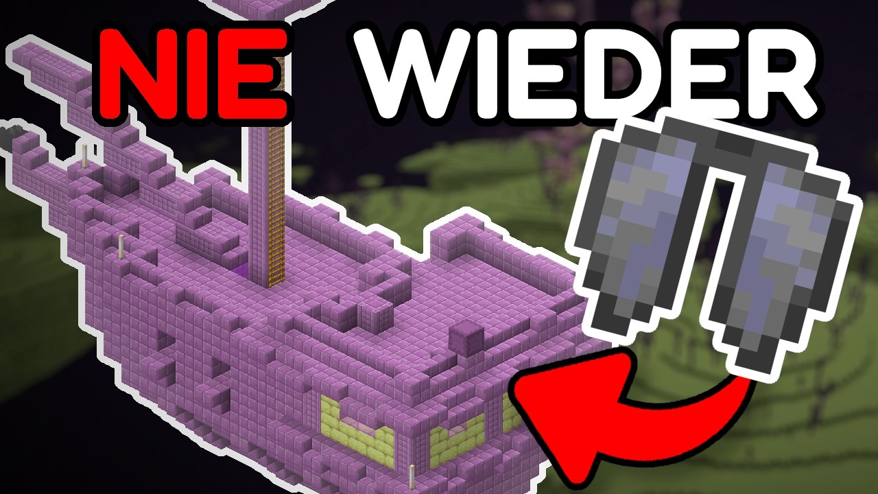 Ich HASSE Elytra farmen in MINECRAFT HARDCORE