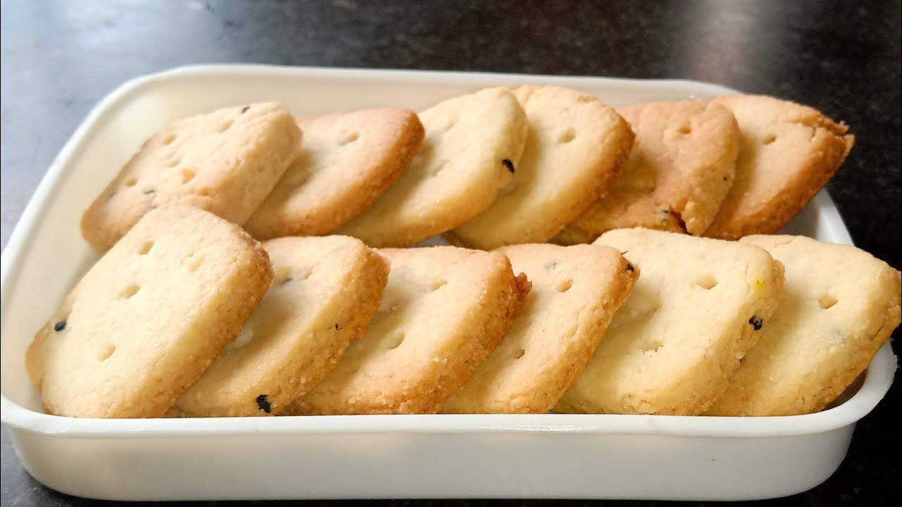 Salt Biscuit Recipe Salted Biscuit In Microwave oven and Gas Oven