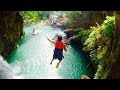 Kawasan falls cebu philippines cliff jumping  canyoneering through badian