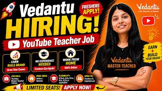 🚨Vedantu Hiring Alert 2026🚨Work from home Teaching Jobs with Rs. 40,000+ Salary #earnwithme