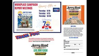Campaign Presentation   HOW TO RUN A SUCCESSFUL UNITED WAY WORKPLACE CAMPAIGN!