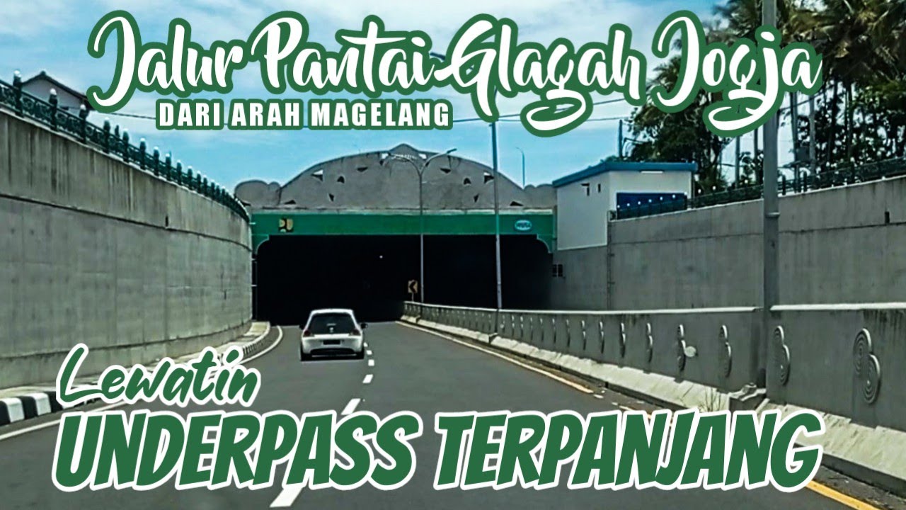 Jalur ke pantai glagah dari magelang