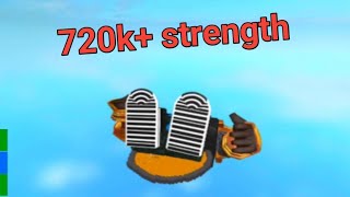 720k+ strength with exploit in MUSCLE SIMULATOR (Arceus x) | ROBLOX