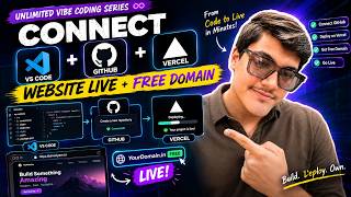 How to Deploy Your AI Website for FREE + Get a Free Domain 🚀 | Unlimited Vibe Coding