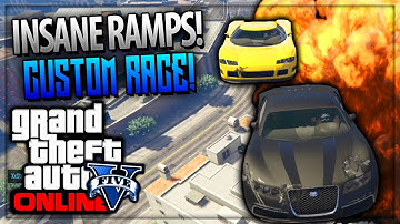 GTA 5 Online - Custom Races! (BOOMERANG) BEACH BUM! Super Ramp Mayhem! (GTA V Gameplay)