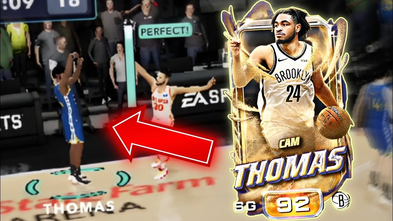 FREE UNREAL Cam Thomas DRAINING 3s In RISE TO FAME (NBA Live Mobile Season 10)