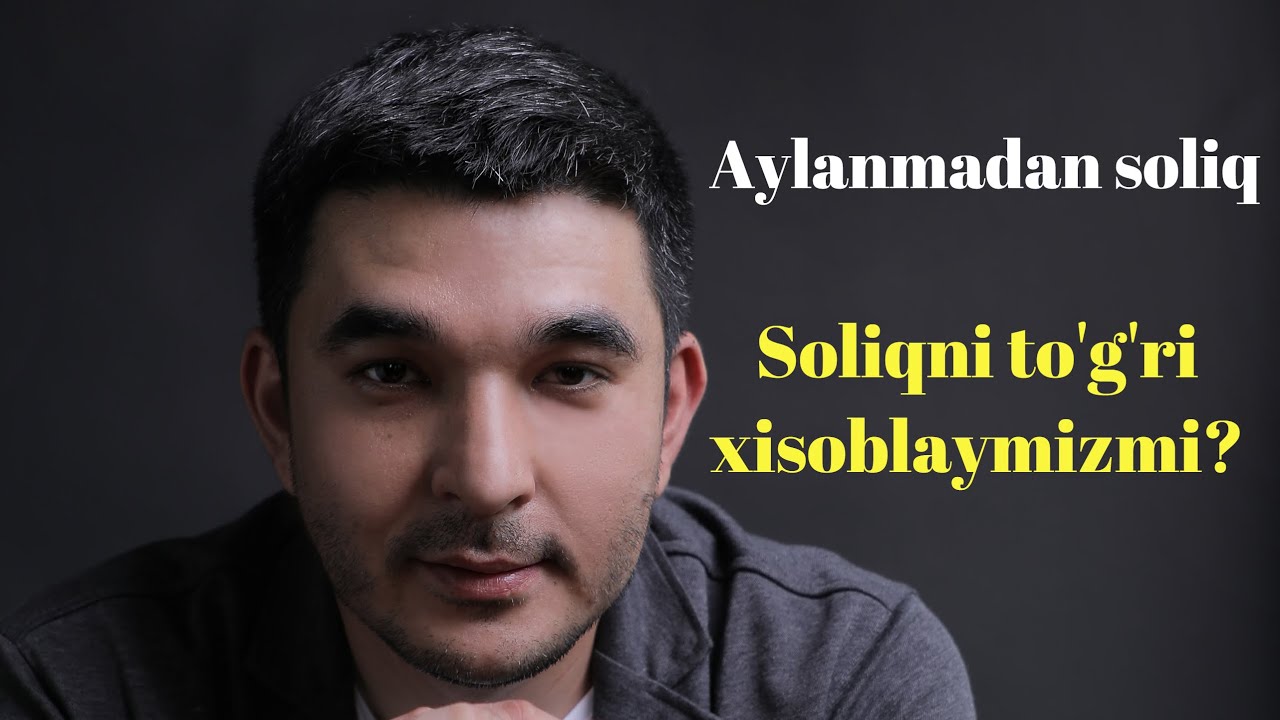 Amaliy buxgalteriya: Aylanmadan soliq qanday xisoblanadi? Buxgalteriyani o'rganamiz