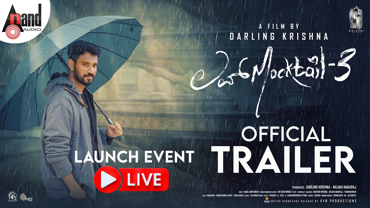 🔴LIVE | Love Mocktail-3 Official Trailer Launch Event | Darling Krishna | Milana Nagaraj | Nakul