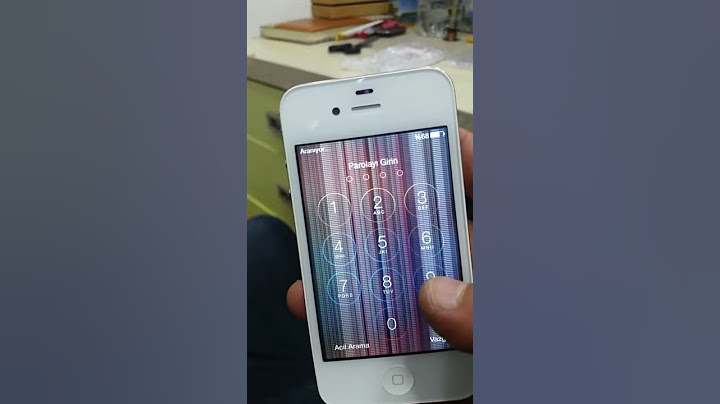 İphone ekran sorunu