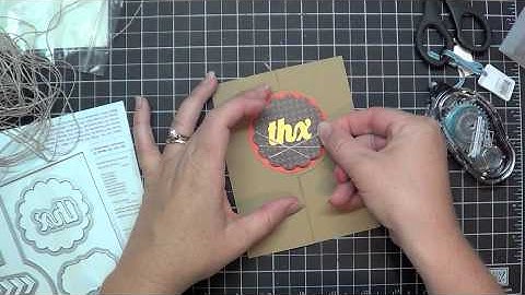 LovenStamps Circle Thinlits Flip Card Tutorial