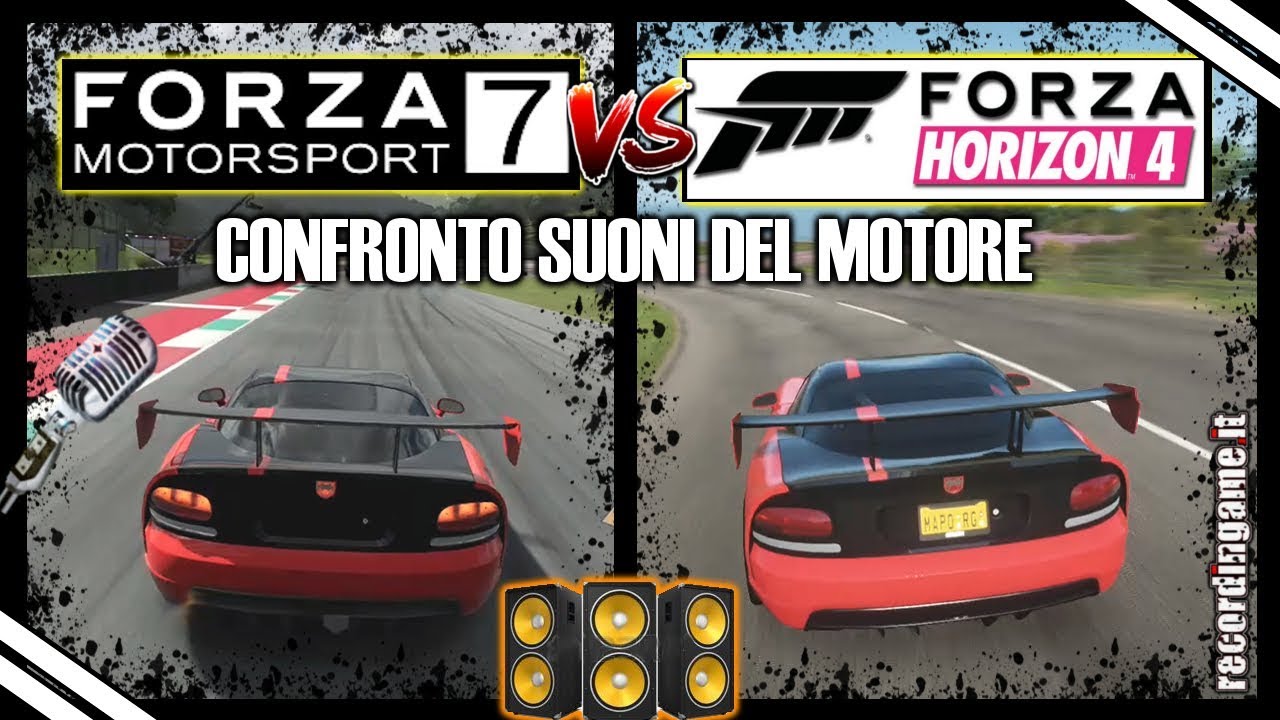 forza horizon 4 vs motorsport 7