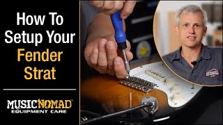 FENDER STRATOCASTER - Как настроить электрогитару, шаг за шагом