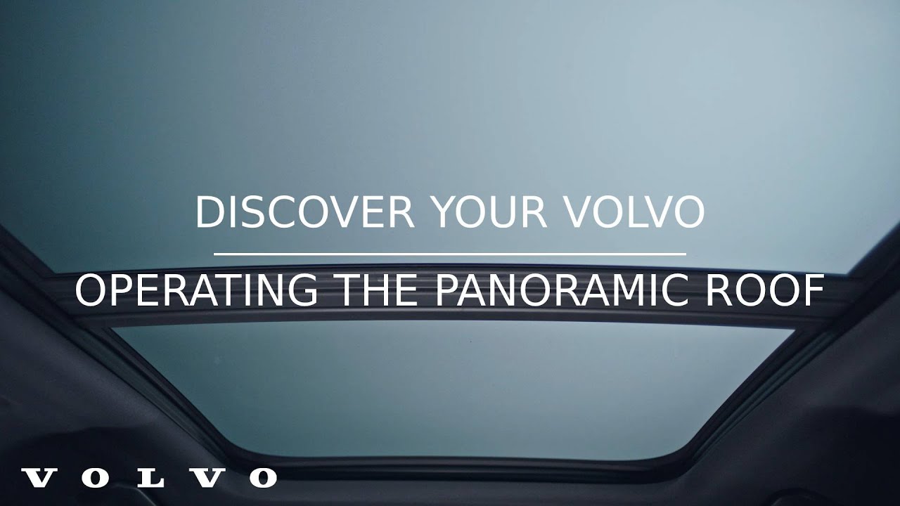 Operating the Panoramic Roof