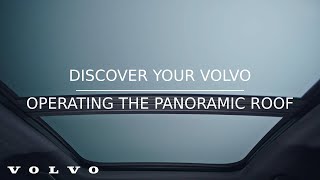 Operating The Panoramic Roof