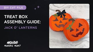 Information Halloween Candy Box SVG: Jack O Lantern Treat Box Template News