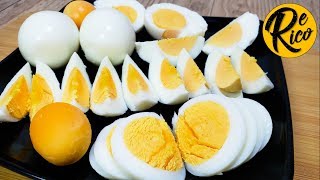 como cocinar el huevo perfecto - #quedateencasa - COMO COCER HUEVOS DUROS TIEMPO EXACTO