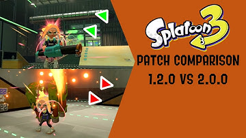 Splatoon 3: Version 2.0.0 Patch Comparison