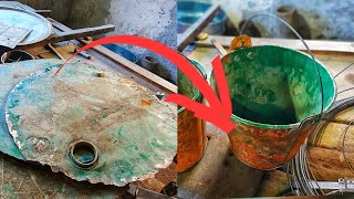 Crafting a Traditional Galvanized Metal Bucket by Hand No Welding, No Power Tools 2025 Crafting a Traditional Galvanized Metal Bucket by Hand No Welding, No Power Tools 2025