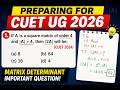 CUET UG 2024 | Maths PYQ | Determinant | Short Trick 🔥