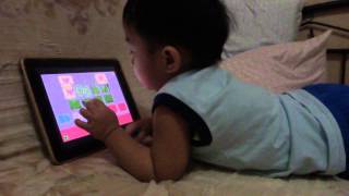 Baby Jace Playing Starfall Abc Make A Match