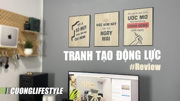 Tranh tạo động lực trang trí văn phòng bàn làm việc | Cuong Lifestyle