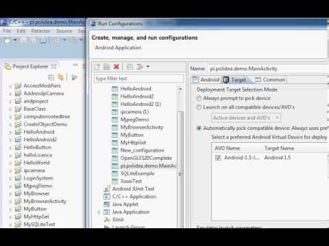 How to chose an AVD. An internal error occurred during: Launching app java.lang.NullPointerException