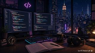 3 Hours of Focus Music for Late Night Coding — Deep Lo-Fi Beats